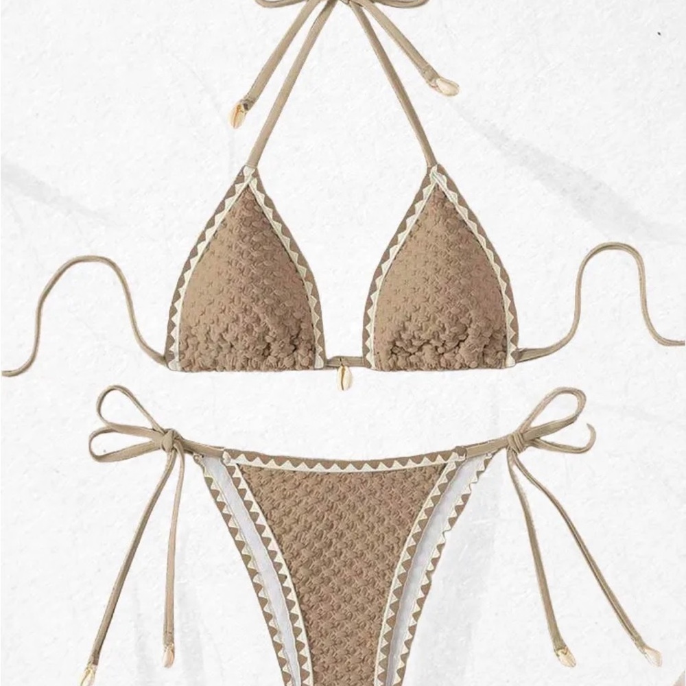 Elegant Tan Bikini Set